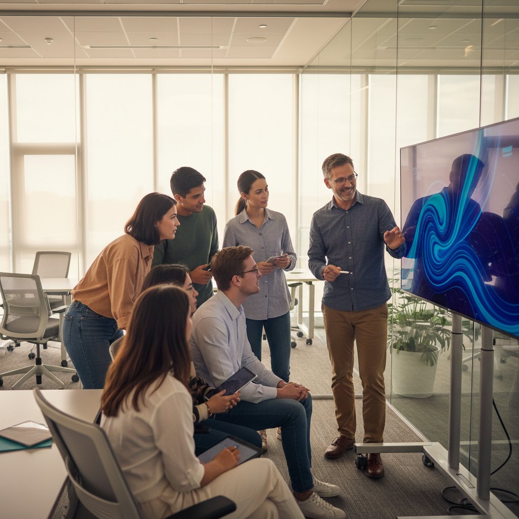 AI training classroom at Qifobe
